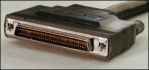 68-pin SCSI cable connector. SCSI cables picture